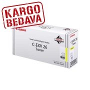 Canon C-EXV 26 Orjinal Sarı Fotokopi Toneri 1657B006