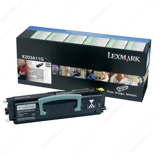 Lexmark X203A11G Orjinal Siyah Toner X203 / X204