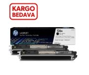 Hp Color Laserjet CP1025nw Orjinal Siyah Toner İkili Paket CE310AD