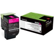 Lexmark 80C8HM0 Orjinal Kırmızı Toner CX410 / CX510 Yüksek Kapasiteli