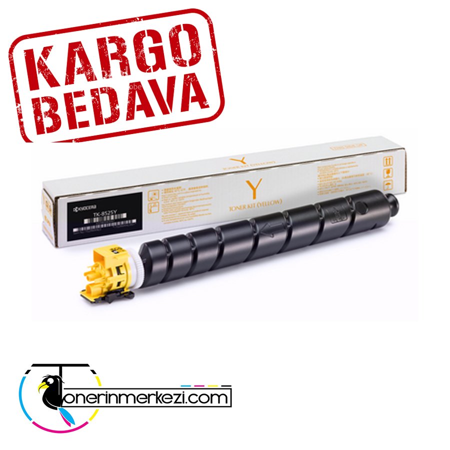 Kyocera TK-8525Y Taskalfa 4052ci Ojinal Sarı Toner 1T02RMANL0