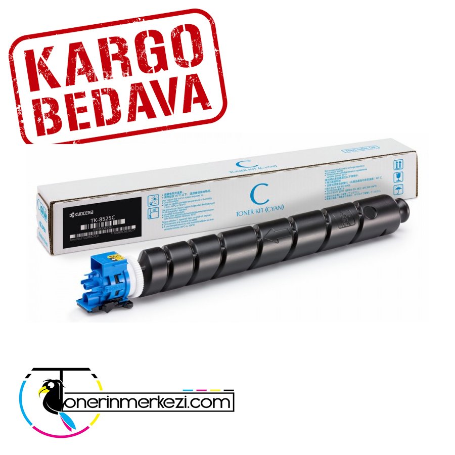 Kyocera TK-8525C Taskalfa 4052ci Ojinal Mavi Toner 1T02RMCNL0