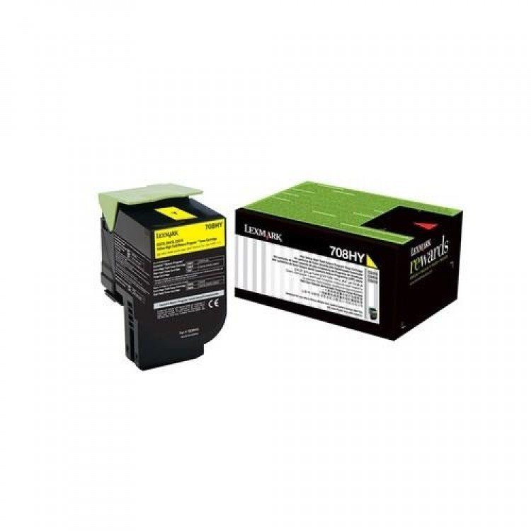 Lexmark 70C8HY0 Orjinal Sarı Toner CS410 / CS510