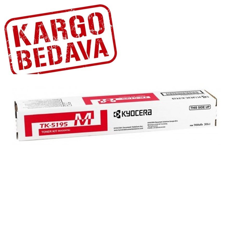 Kyocera TK-5195M 306Cİ Orjinal Kırmızı Fotokopi Toneri