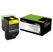 Lexmark 70C80Y0 Orjinal Sarı Toner CS310