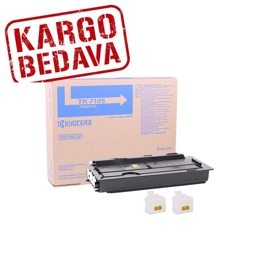 Kyocera Mita TK-7105 Orjinal Siyah Fotokopi Toneri 1T02P80NL0
