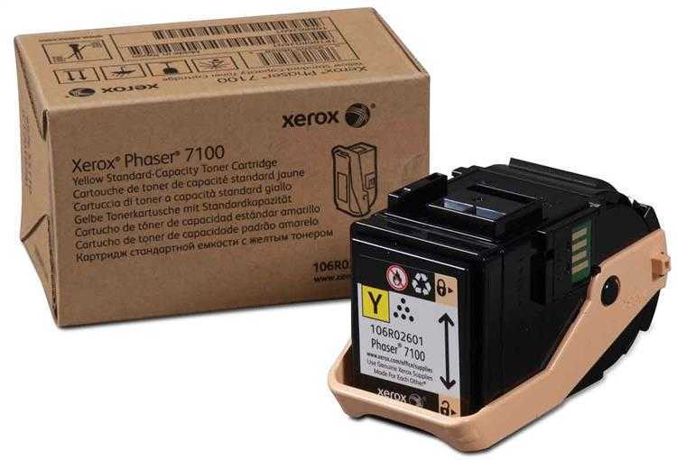 Xerox Phaser 106R02608-7100 Orjinal Sarı Toner