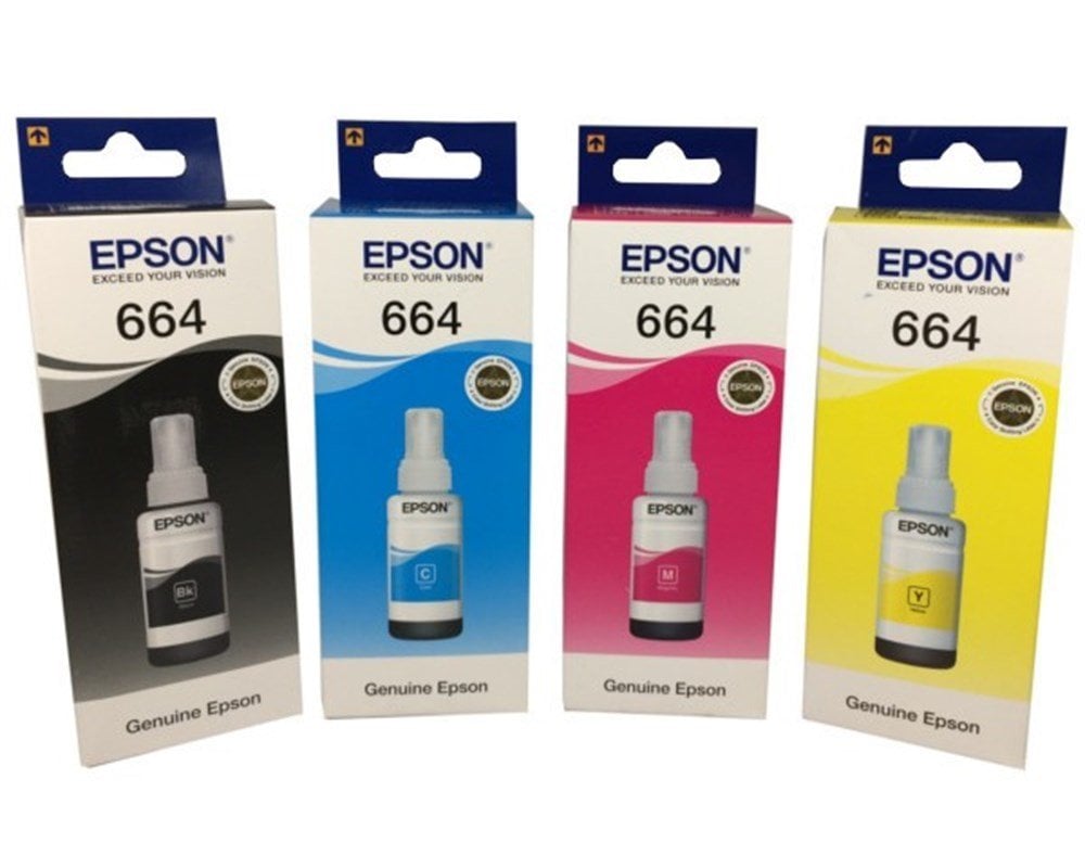 Epson T664 Orjinal Mürekkep L382 L386 L3050 L3060 L210 L800 L300