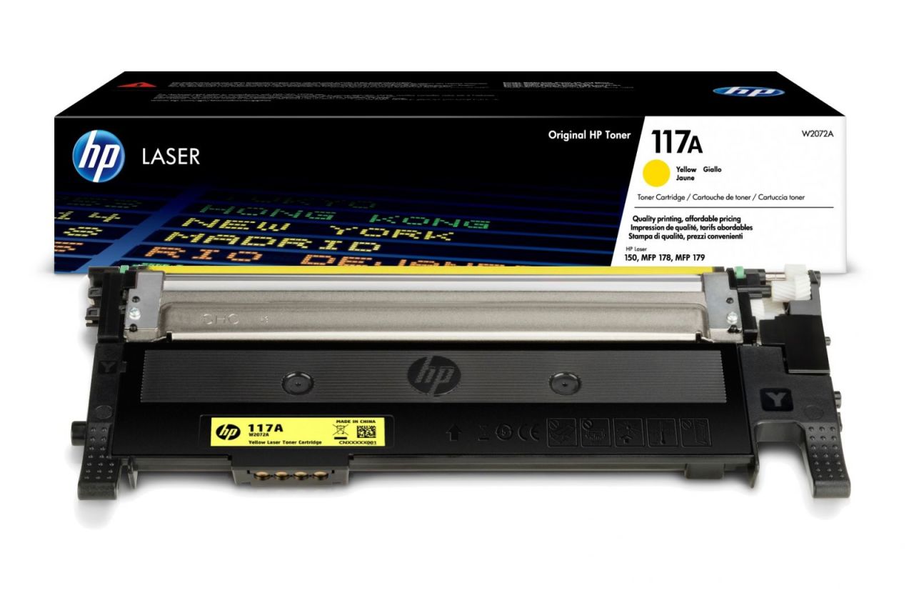 Hp 117A-W2072A Orjinal Sarı Toner