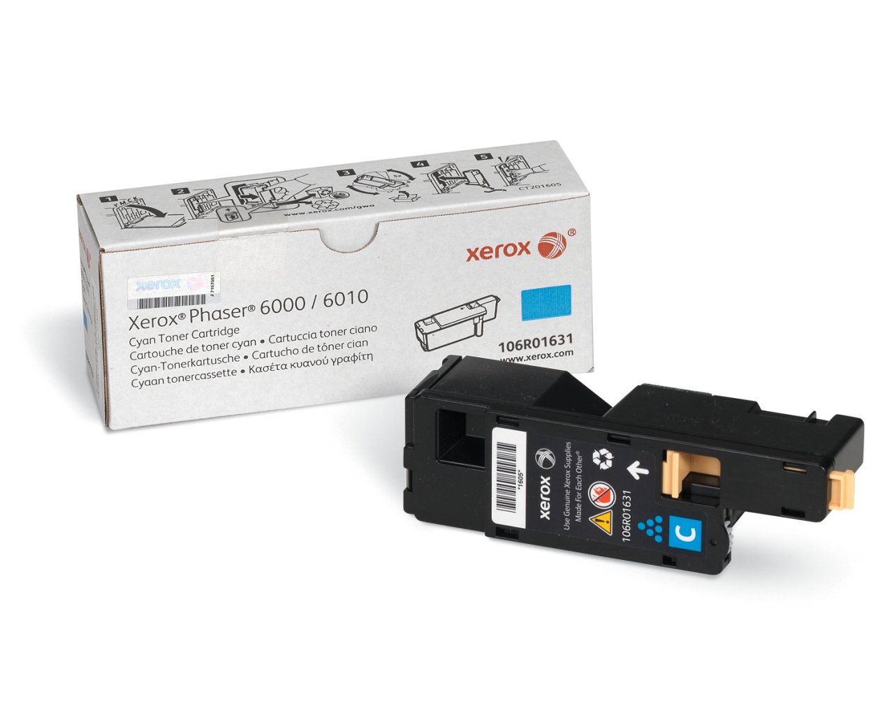 Xerox Phaser 106R01631 Orjinal Mavi Toner  6000 / 6010