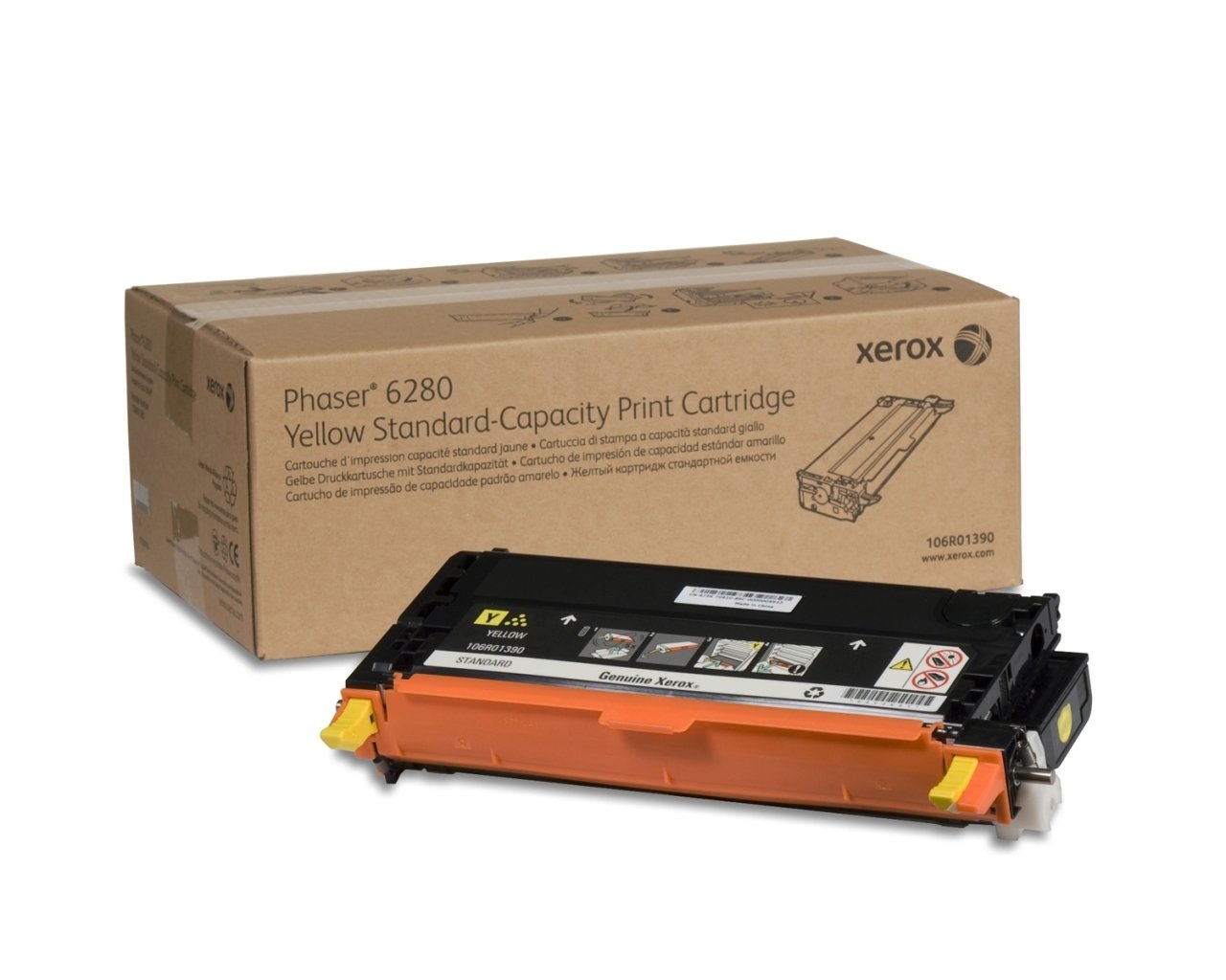 Xerox Phaser 106R01390-6280 Orjinal Sarı Toner