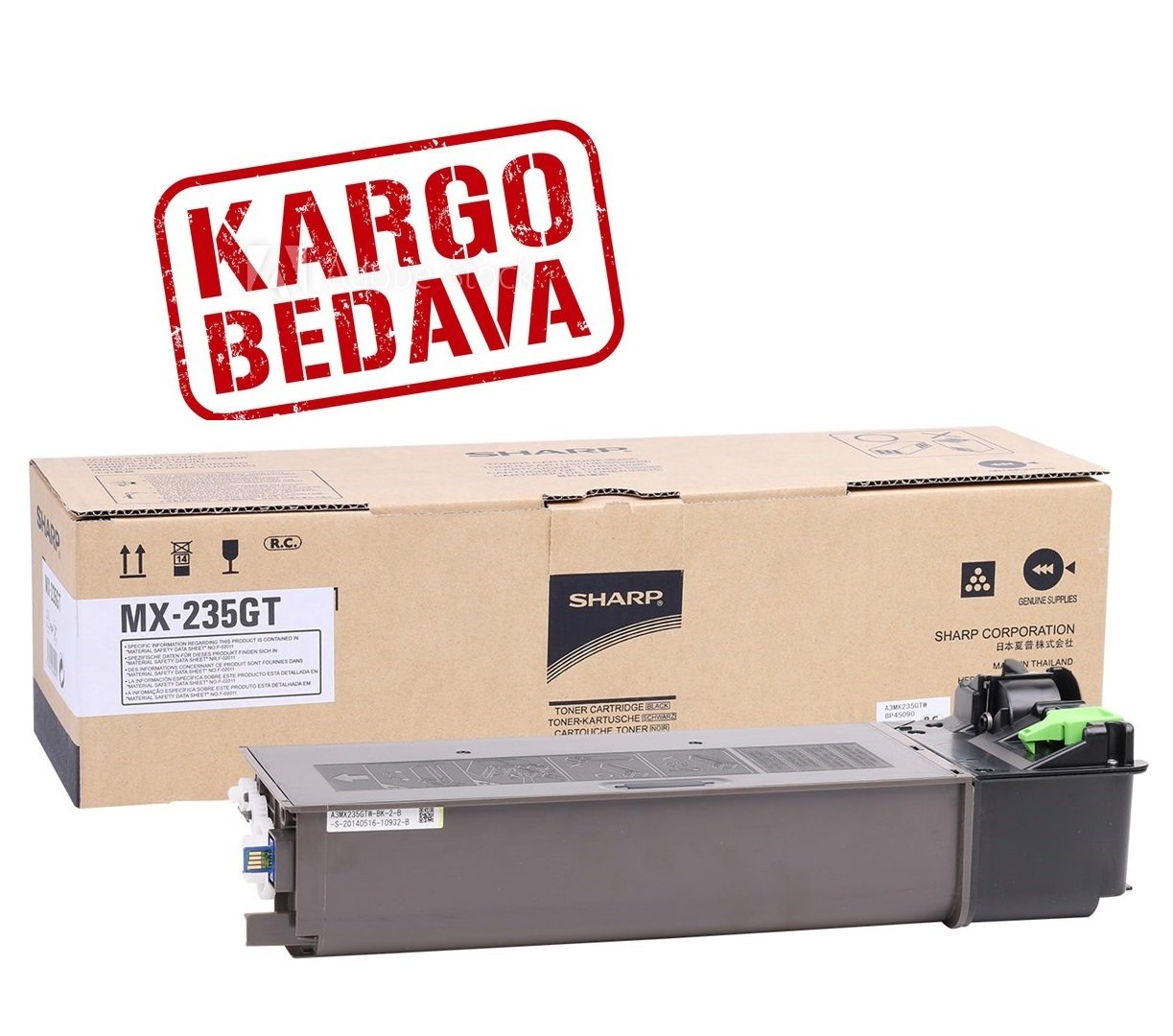 Sharp MX-235GT Orjinal Siyah Fotokopi Toneri