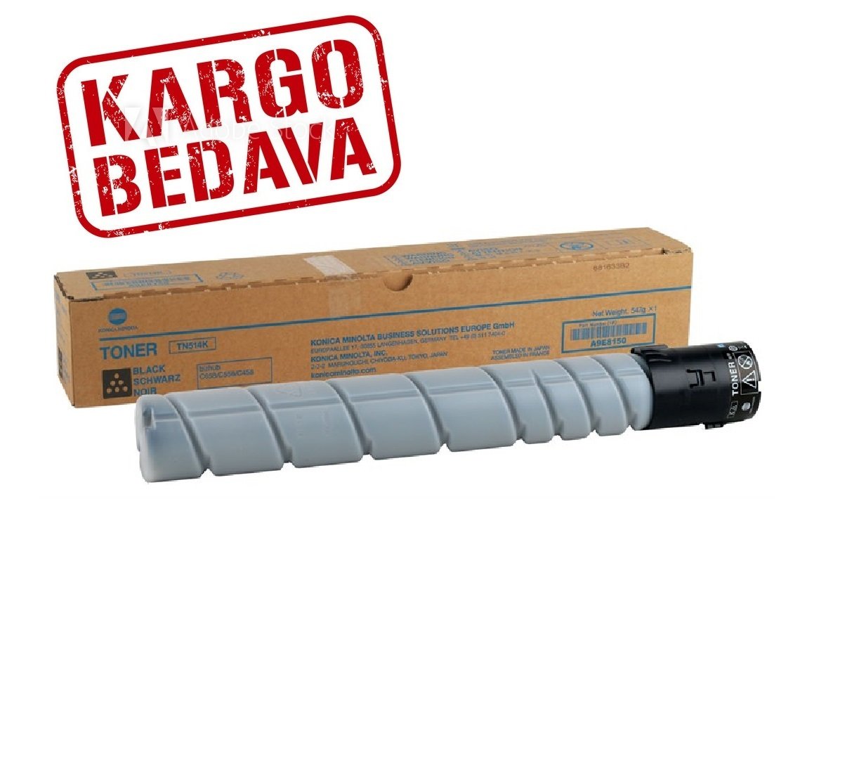 Konica Minolta Bizhub C458 Orjinal Siyah Fotokopi Toneri (A9E8150)