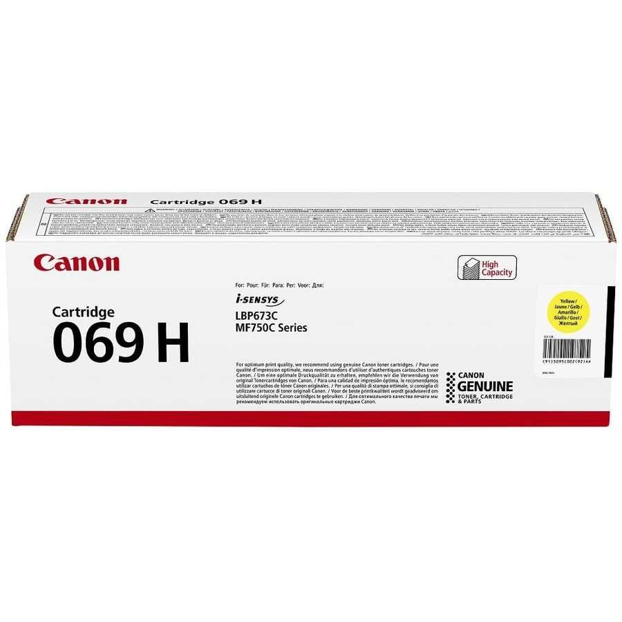 Canon CRG-069H Orjinal Yüksek Kapasiteli Sarı Fotokopi Toneri / 5095C002
