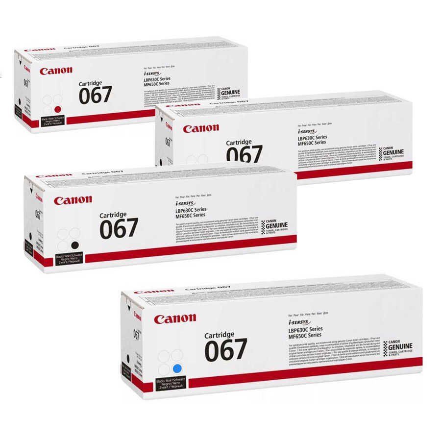 Canon i-Sensys MF-651Cw Orjinal Siyah-Mavi-Sarı-Kırmızı Fotokopi Toneri Takımı 4 RENK CRG-067