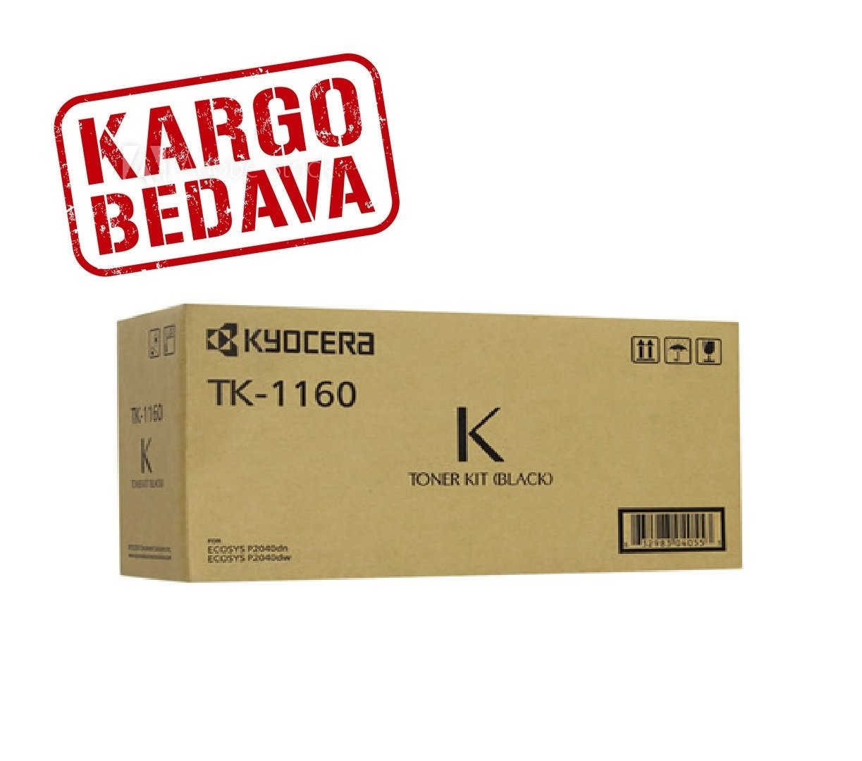 Kyocera ECOSYS P2040dn / P2040dw Orjinal Siyah Fotokopi Toneri TK-1160