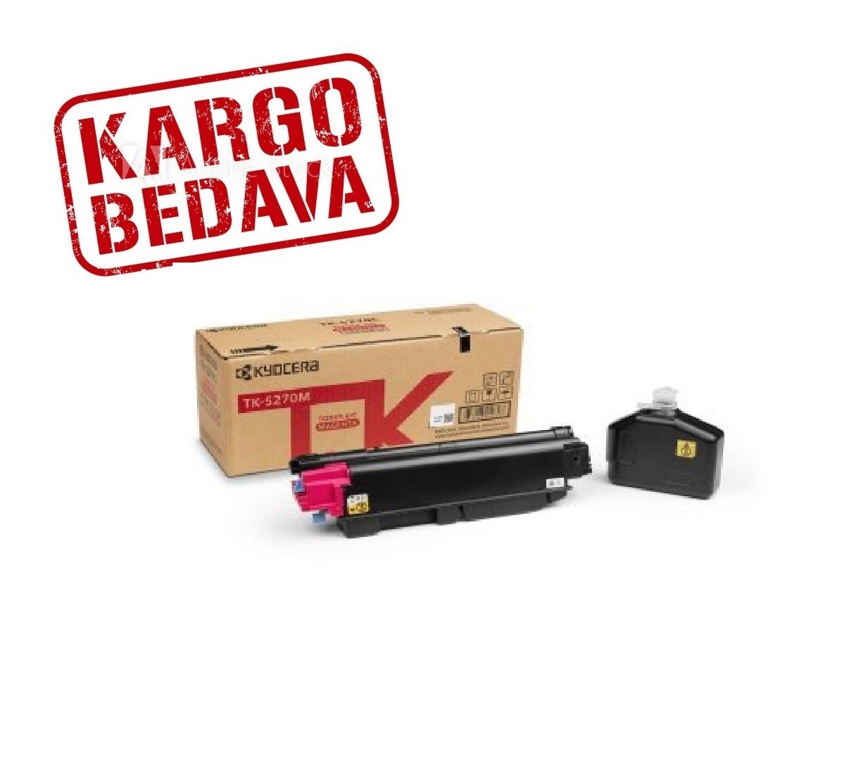 Kyocera Ecosys M6630cidn / P6230cdn Orjinal Kırmızı Fotokopi Toneri TK-5270
