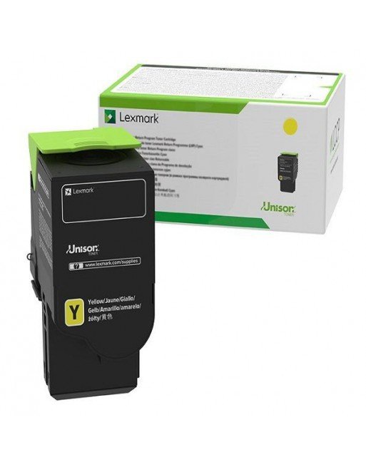 Lexmark CX725 - 84C5HYE Orjinal Sarı Fotokopi Toneri