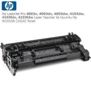 Hp LaserJet Pro MFP 4103dw ÇİPLİ Muadil Siyah Toner 151A