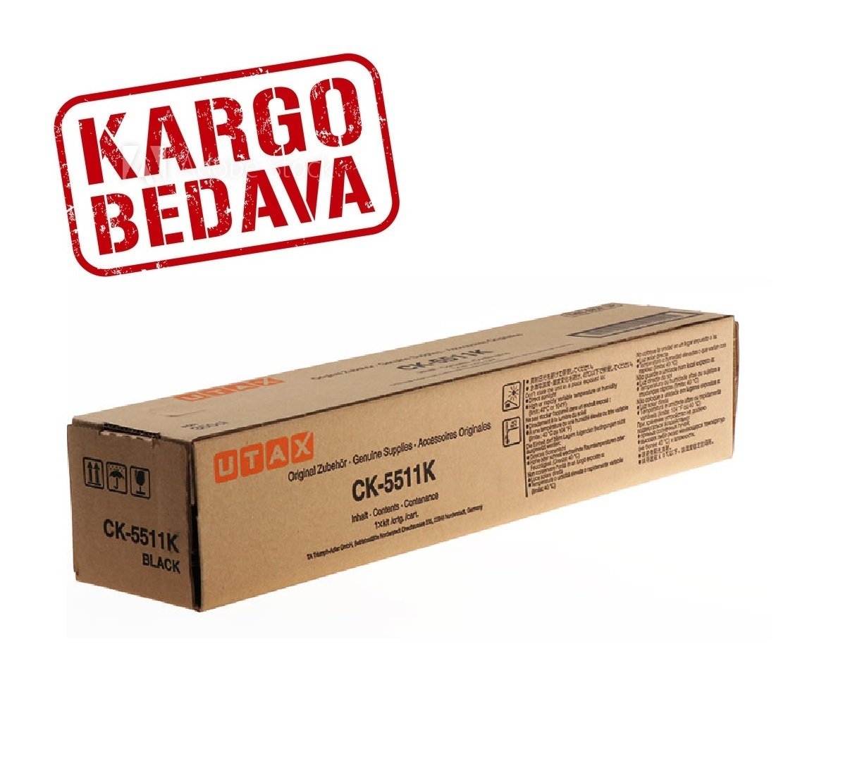 Utax CK-5511 Orjinal Siyah Fotokopi Toneri (1T02R50UT0) 