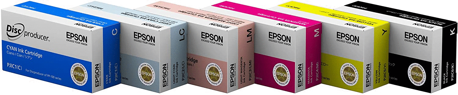 Epson Discproducer PP-50 Orjinal Kartuş 6 RENK Paket