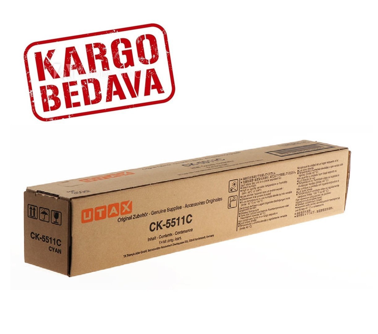 Utax CK-5511 Orjinal Mavi Fotokopi Toneri (1T02R5CUT0)