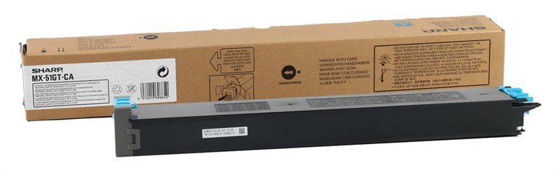 Sharp MX-51GTCA  Orjinal Mavi Toner MX-4110-4111-4112-4140-5110-5112-5140