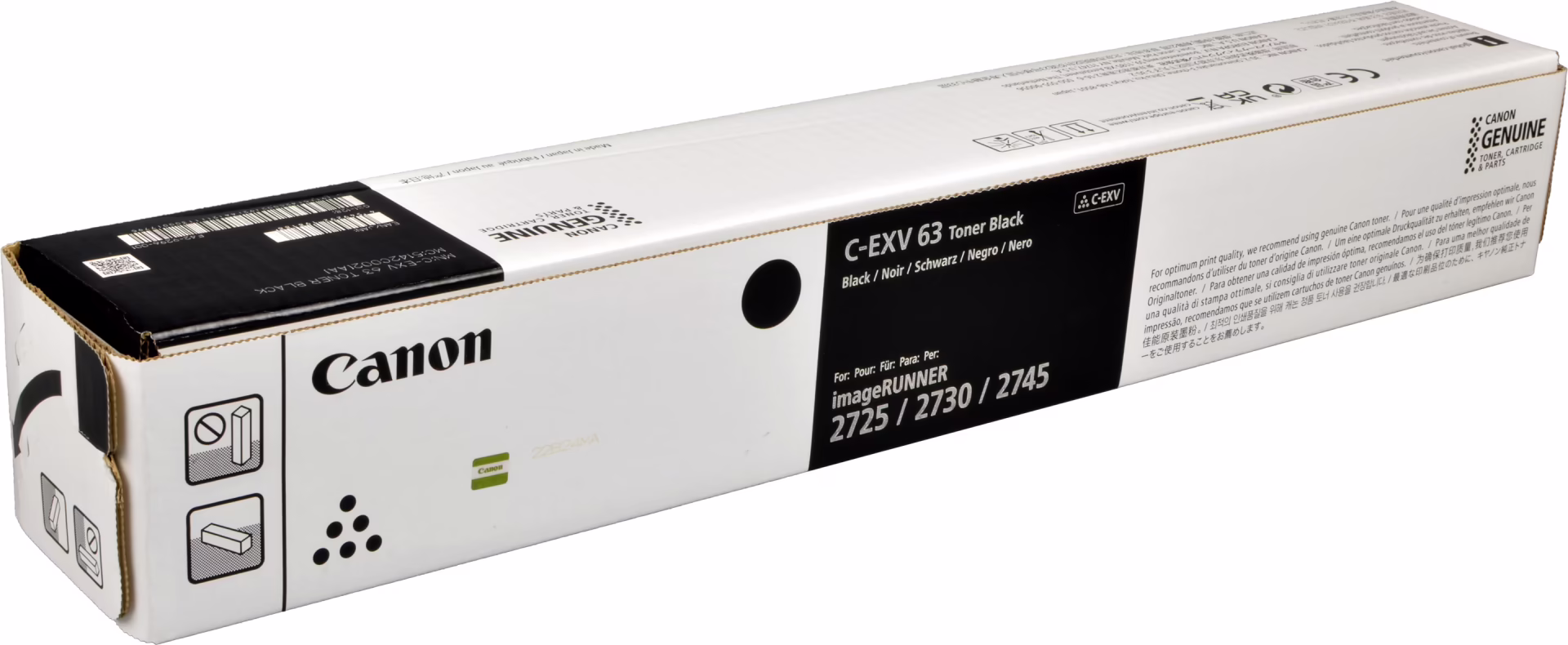 Canon C-EXV 63 Orjinal Siyah Fotokopi Toneri / 5142C002