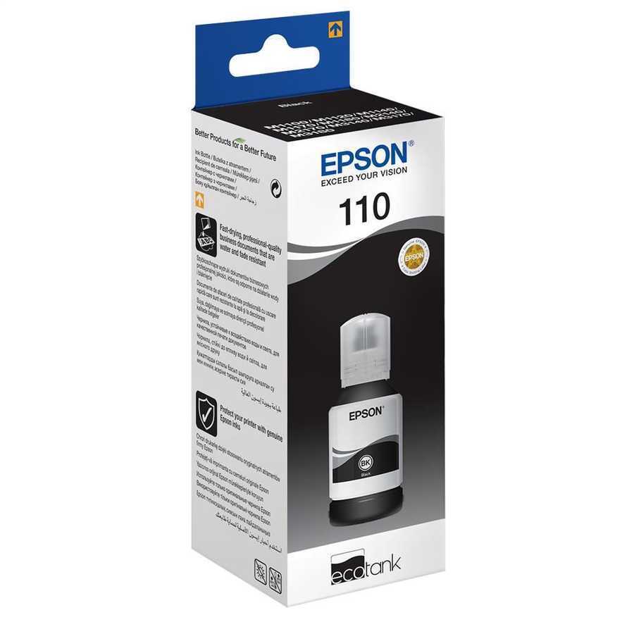 Epson 110 Orjinal Siyah Mürekkep C13T03P14A