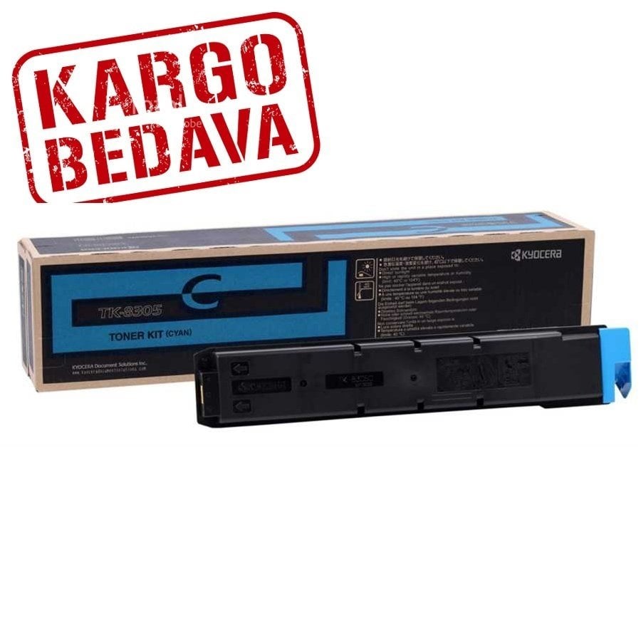 Kyocera Mita Taskalfa 3550ci / 3551ci Orjinal Mavi Fotokopi Toneri TK-8305