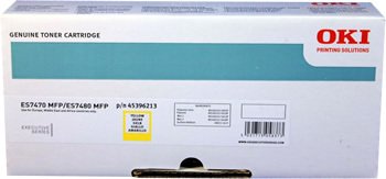 Oki ES7470 / ES7480 Sarı Orjinal Toner 45396213