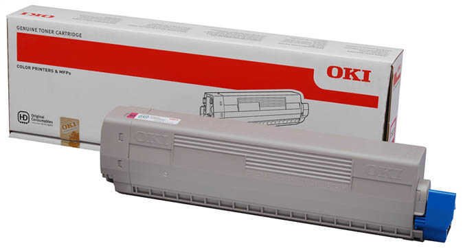 Oki C822 Kırmızı Orjinal Toner 44844626