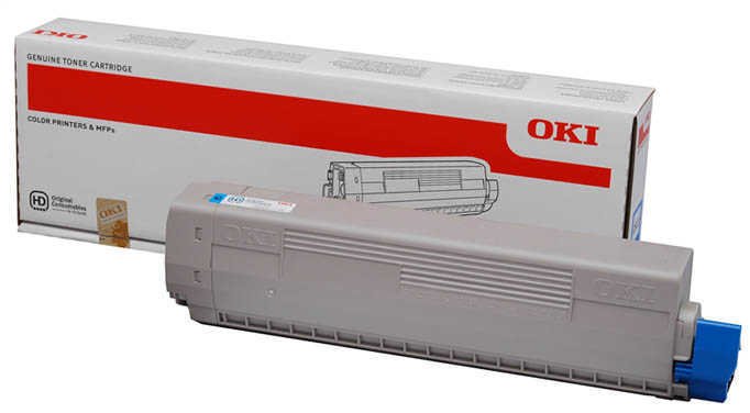 Oki C822 Sarı Orjinal Toner 44844625
