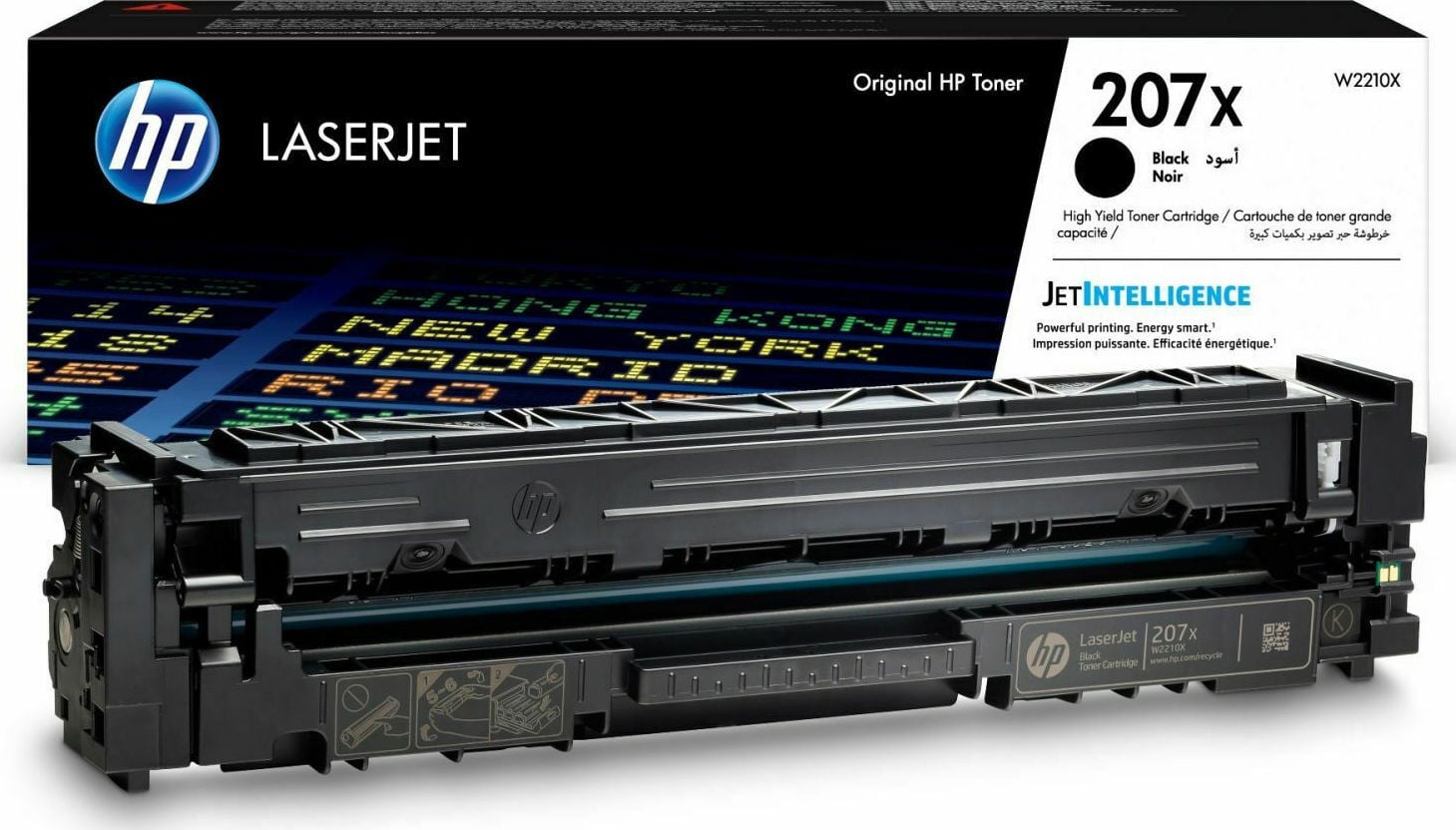 HP 207X - W2210X Orijinal Yüksek Kapasiteli Siyah Toner