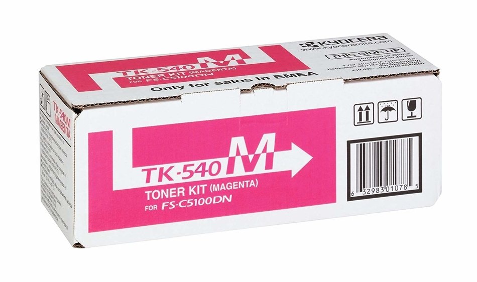 Kyocera Mita TK-540 Orjinal Kırmızı Fotokopi Toner