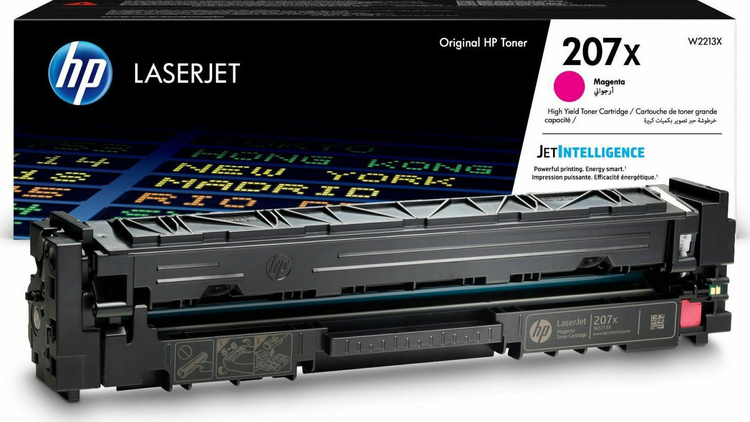 HP 207X - W2213X Orijinal Yüksek Kapasiteli Kırmızı ( Magenta ) Toner