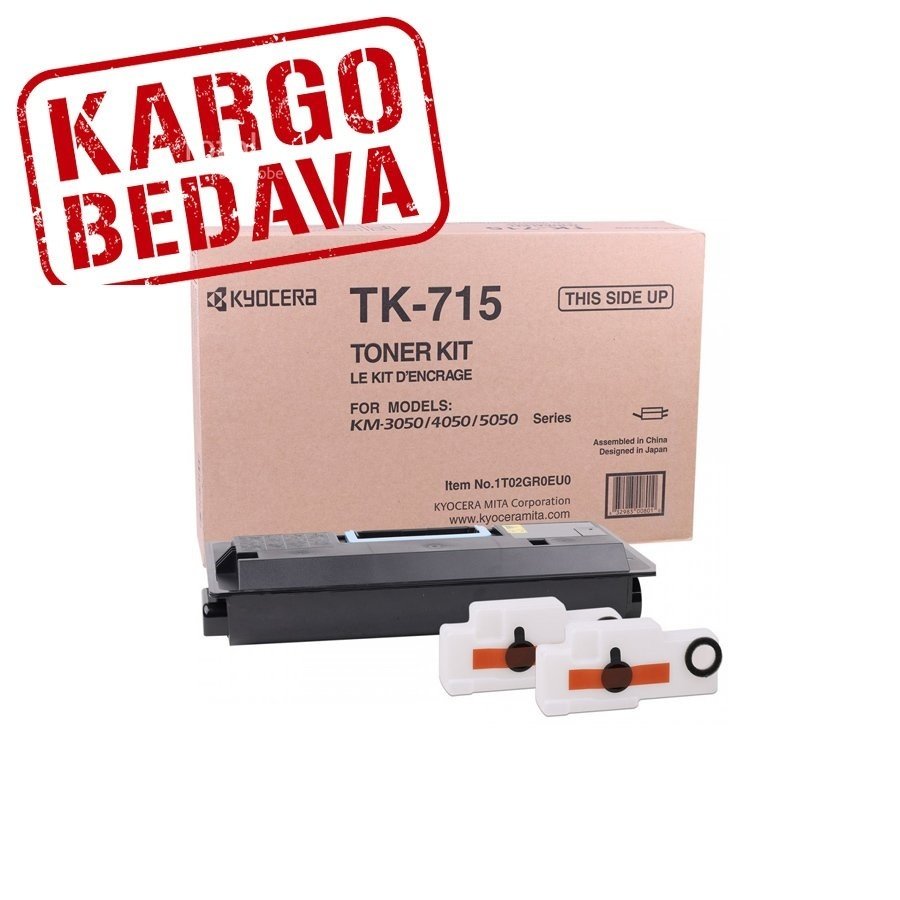Kyocera Mita KM-3050 / KM-4050 Orjinal Siyah Fotokopi Toneri TK-715