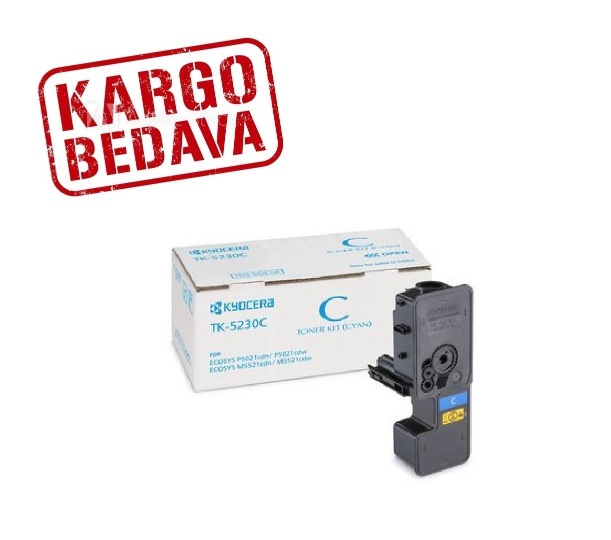 Kyocera Mita Ecosys P5021 / P5021cdn Orjinal Mavi Fotokopi Toneri TK-5230