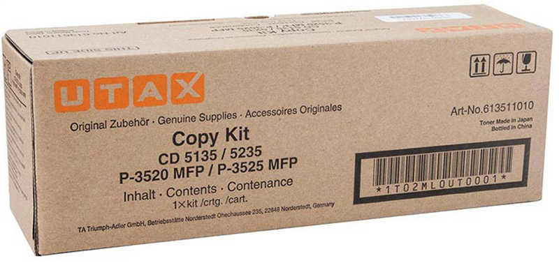 Utax / Triumph-Adler CD-5135 Orjinal Siyah Fotokopi Toneri 613511010