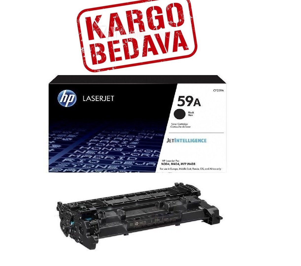 Hp LaserJet Pro M404dn Orjinal Siyah Fotokopi Toneri CF259A