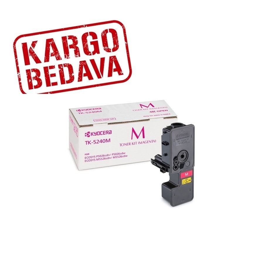 Kyocera Mita Ecosys M5526cdw / M5526cdn Orjinal Kırmızı Fotokopi Toneri TK-5240