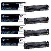 Hp 207X Orjinal Yüksek Kapasiteli Siyah-Mavi-Sarı-Kırmızı Toner Takımı