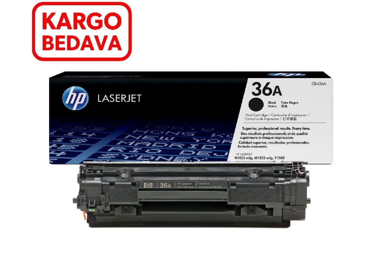 Hp Laserjet M1522 mfp Orjinal Siyah Toner CB436A
