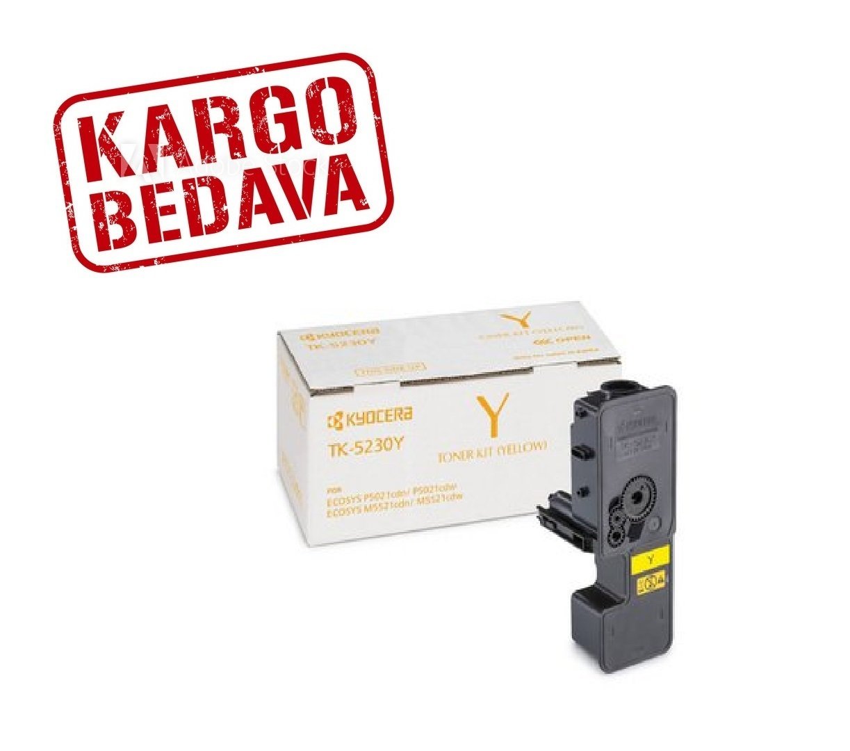 Kyocera Mita TK-5230 Orjinal Sarı Fotokopi Toneri 1T02R9ANL0