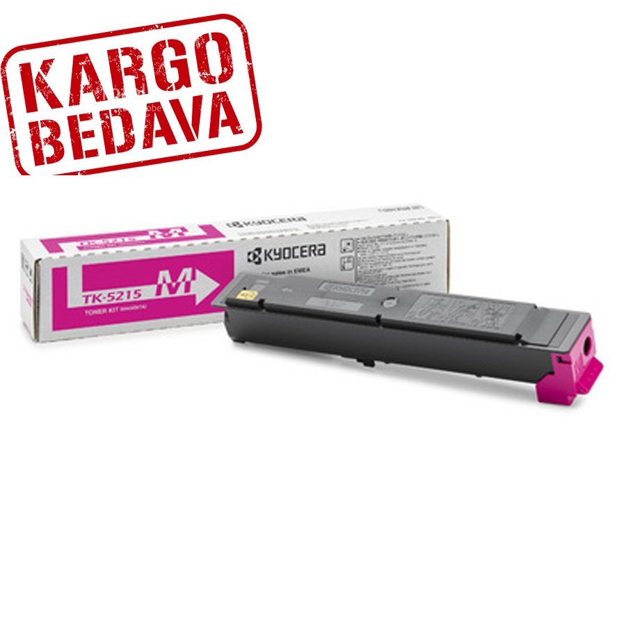Kyocera Mita TK-5215 Orjinal Kırmızı Fotokopi Toneri