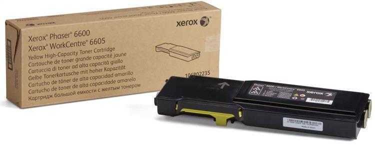 Xerox 106R02235 - 6600 / 6605 Orjinal Sarı Toneri