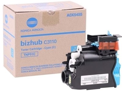 Konica Minolta TNP-51 Orjinal Mavi  Fotokopi Toneri