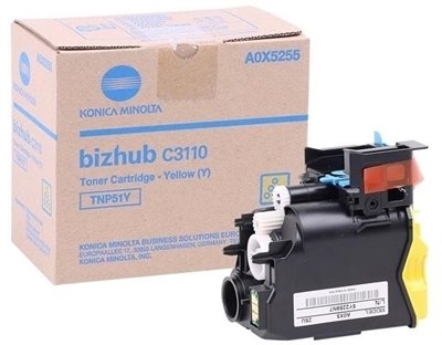 Konica Minolta TNP-51 Orjinal Sarı Fotokopi Toneri