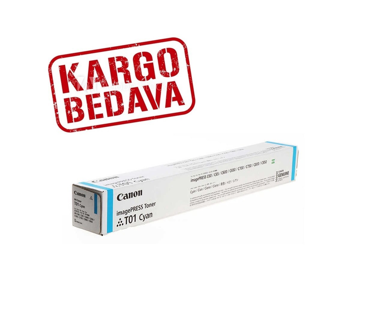 Canon İmagePress C60 / C65 Orjinal Mavi Fotokopi Toneri 8067B001  - T01