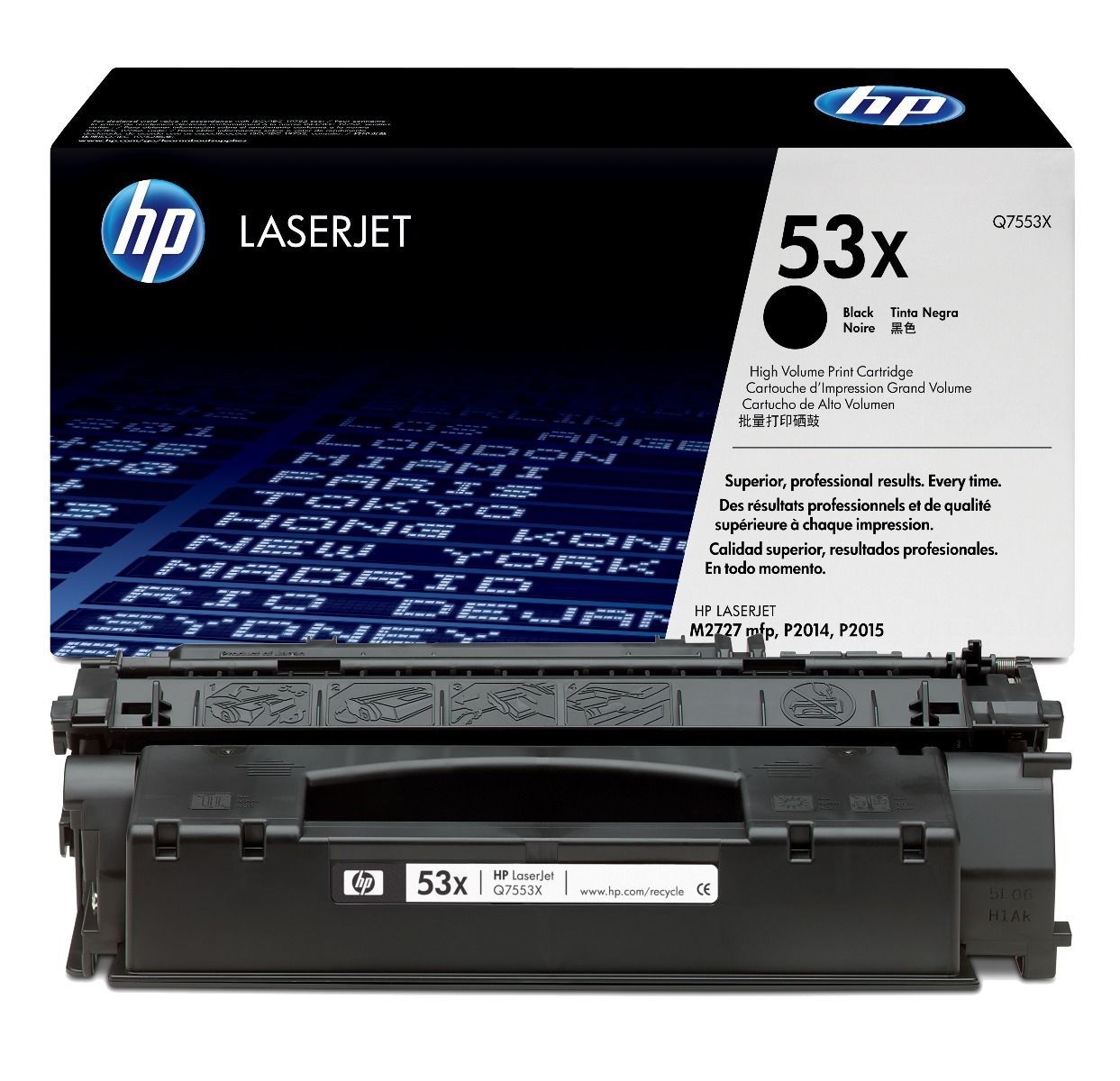 Hp Laserjet M2727 Yüksek Kapasiteli Orjinal Siyah Toneri Q7553X